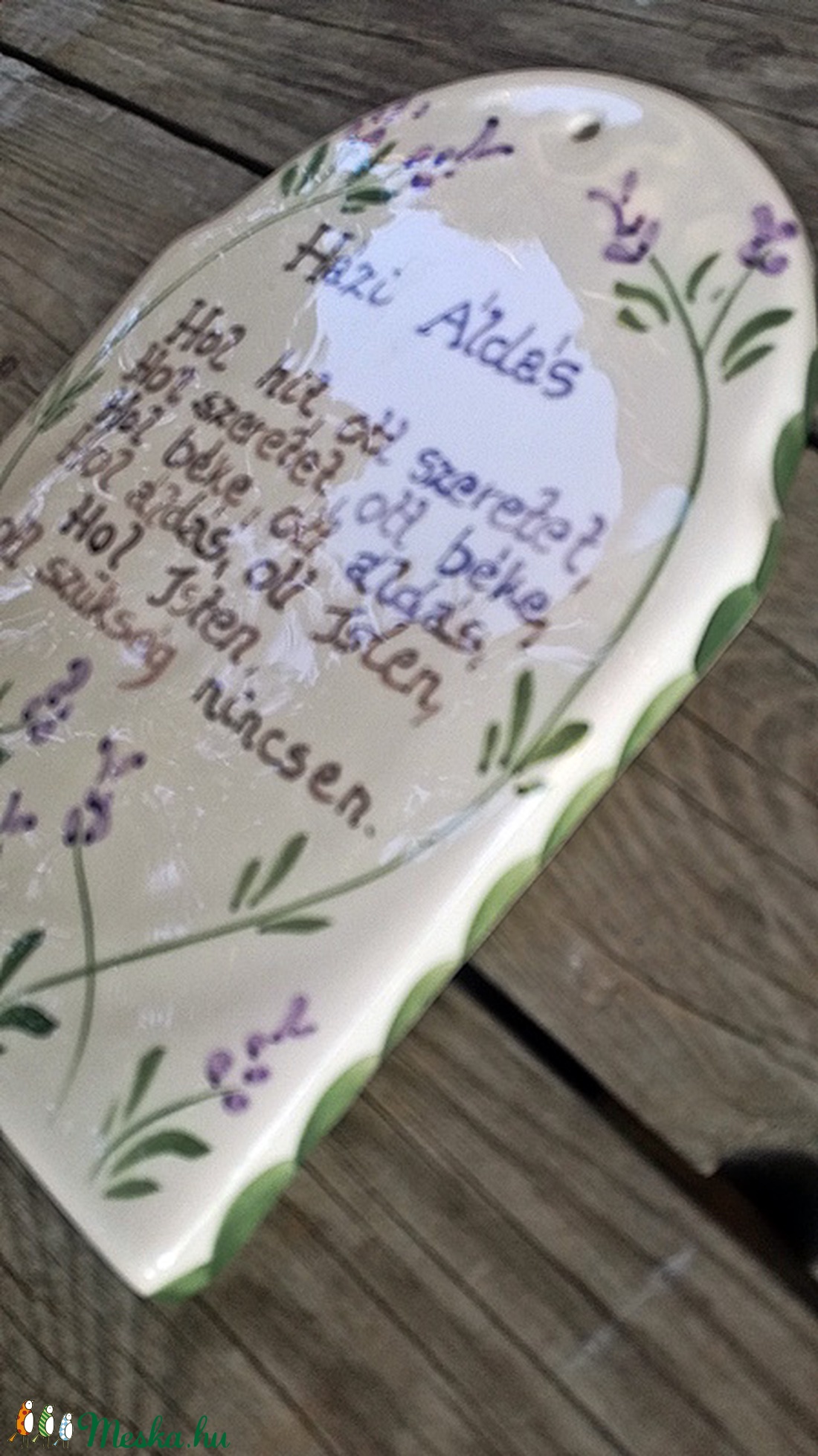 Kerámia  házi áldás  -  - Meska.hu