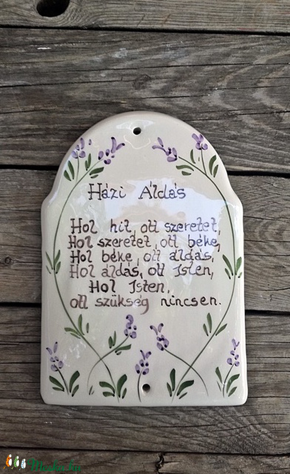 Kerámia  házi áldás  -  - Meska.hu