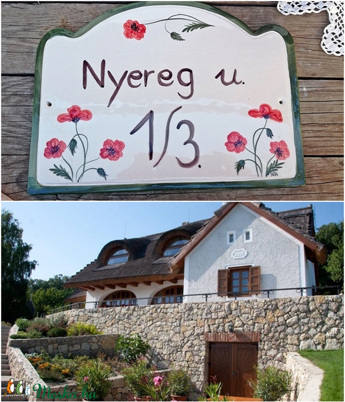 Pipacs,,,nyár... kerámia utcanév tábla - - Meska.hu Pipacs,,,nyár... kerámia utcanév tábla - - Meska.hu