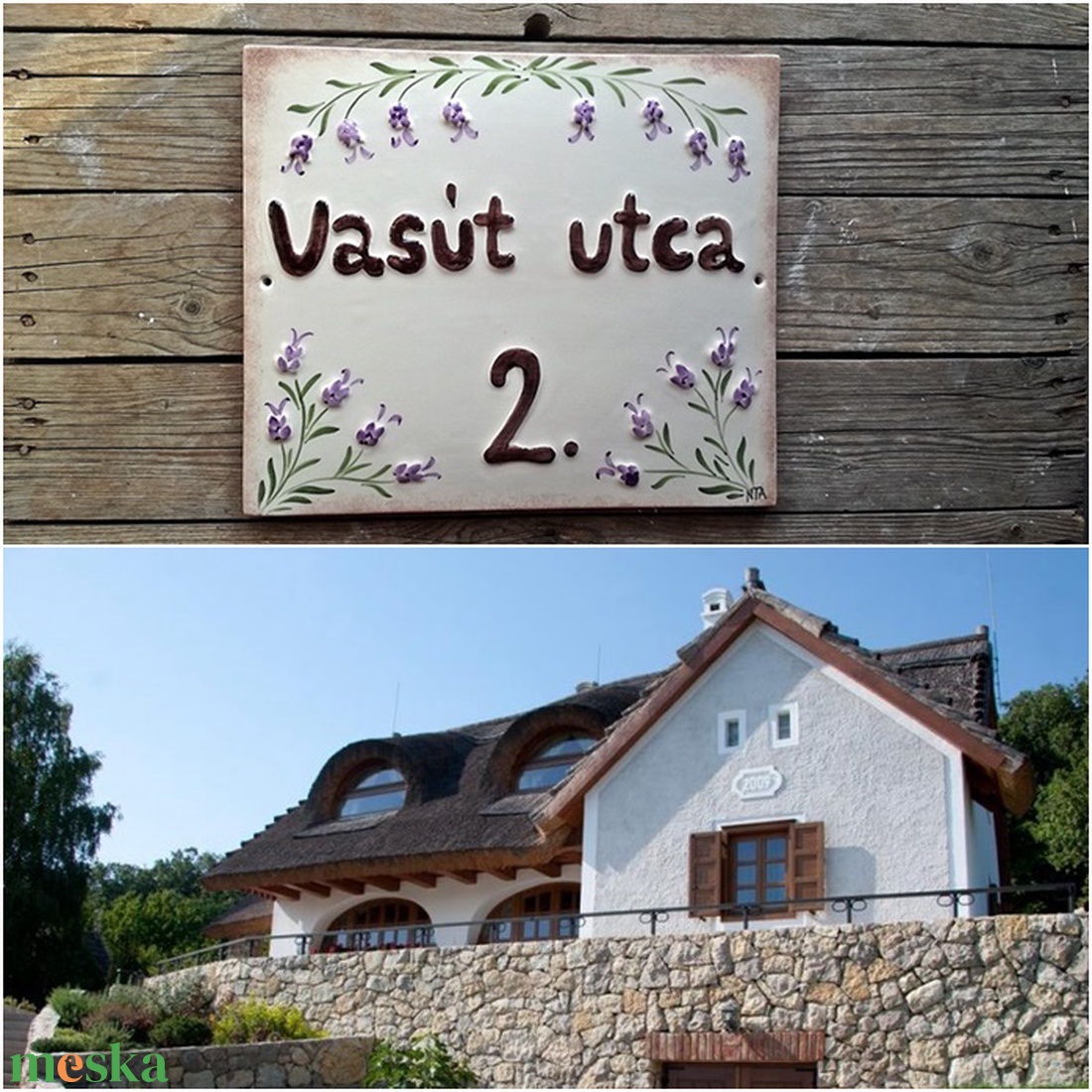 Egyedi levendulás kerámia utcanévtábla - otthon & életmód - ház & kert - házszám - Meska.hu Egyedi levendulás kerámia utcanévtábla - otthon & életmód - ház & kert - házszám - Meska.hu