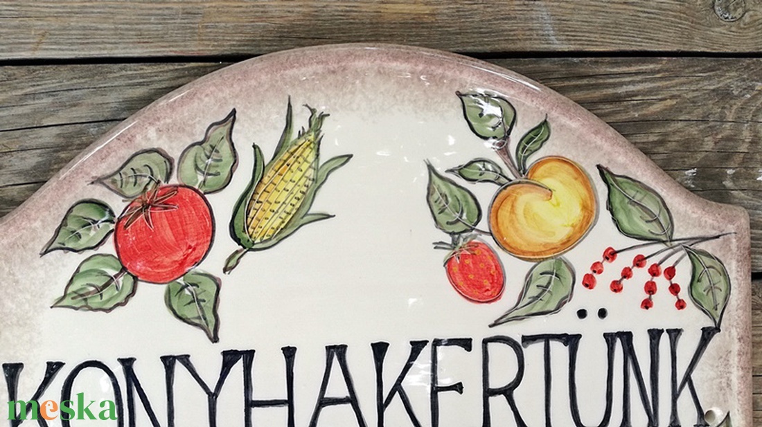 Konyhakertünk Egyedi kerámia utca névtábla - otthon & életmód - ház & kert - házszám - Meska.hu Konyhakertünk Egyedi kerámia utca névtábla - otthon & életmód - ház & kert - házszám - Meska.hu