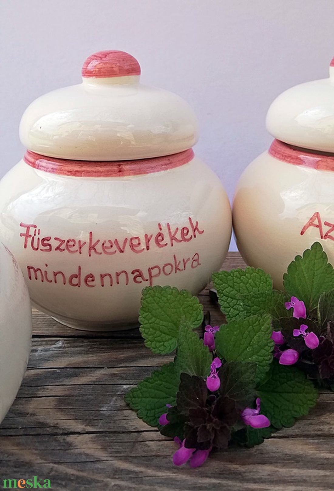 Napi bölcsességek pink fűszertartón  - otthon & életmód - konyhafelszerelés, tálalás - konyhai tárolás - fűszertartó - Meska.hu