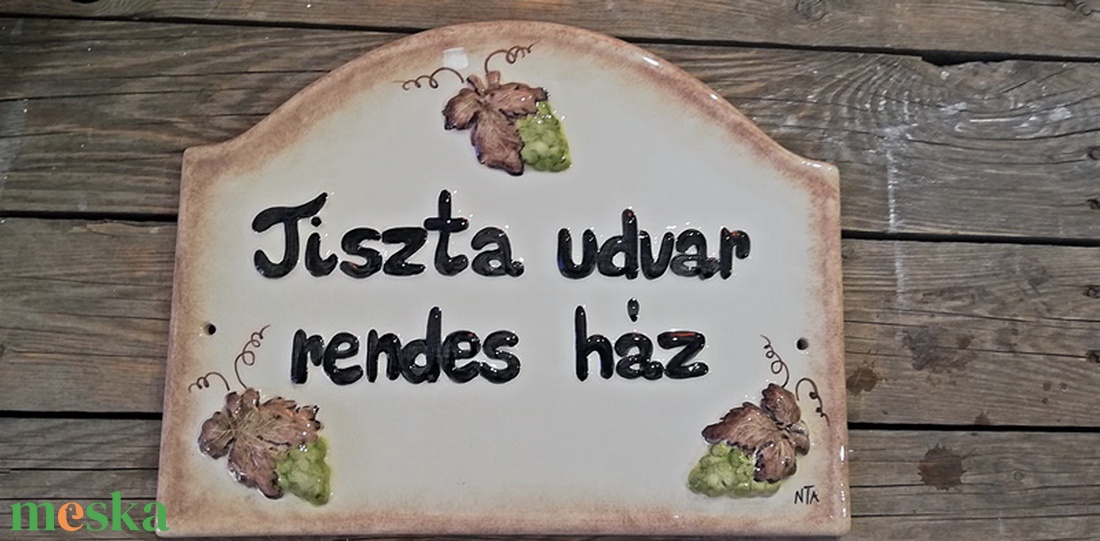 Kerámia utcanév és házszám tábla - otthon & életmód - ház & kert - házszám - Meska.hu Kerámia utcanév és házszám tábla - otthon & életmód - ház & kert - házszám - Meska.hu