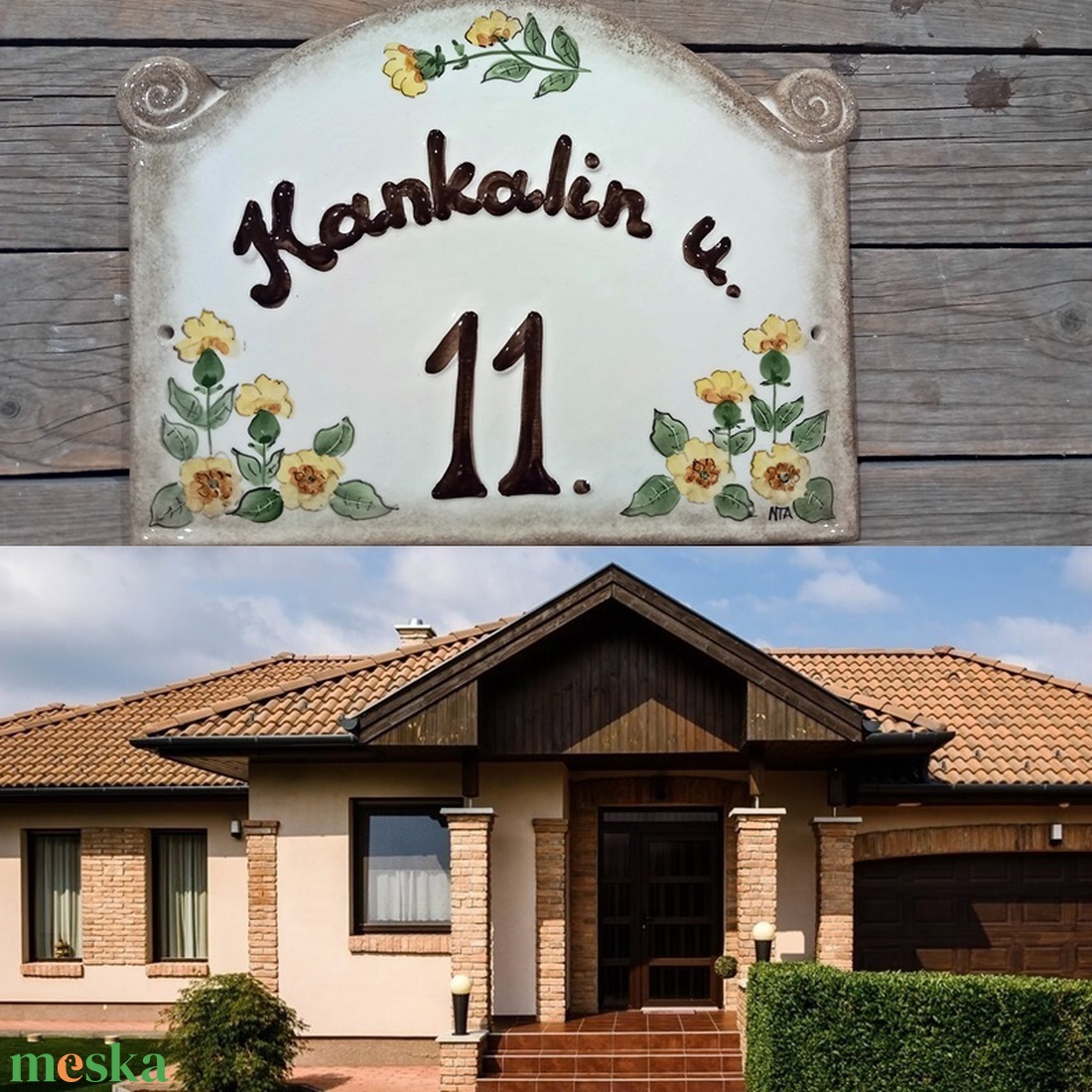 Kankalin kerámia utcanév tábla - otthon & életmód - ház & kert - házszám - Meska.hu Kankalin kerámia utcanév tábla - otthon & életmód - ház & kert - házszám - Meska.hu