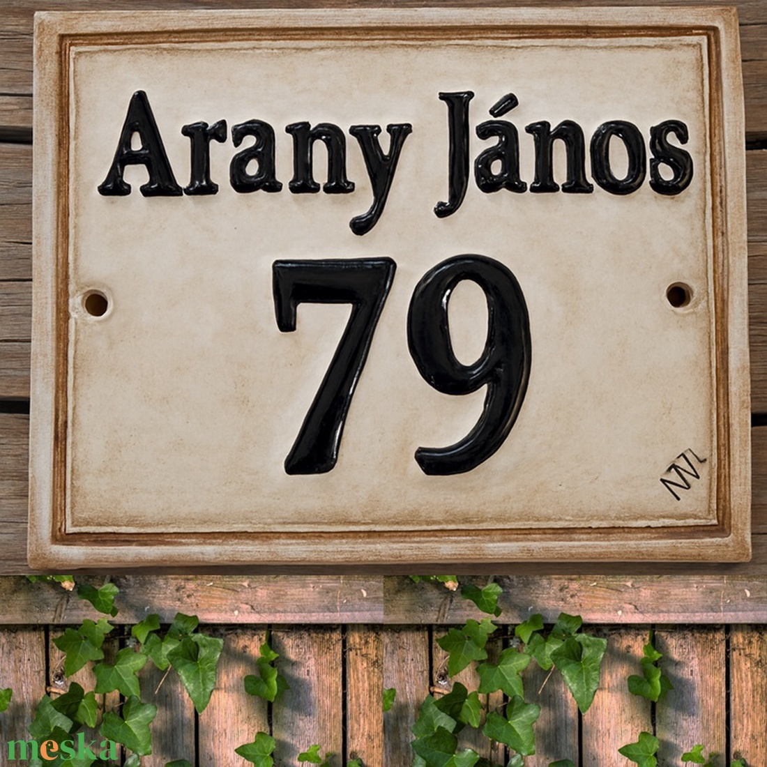 Harmónikus barna egyedi utcanévtábla - otthon & életmód - ház & kert - házszám - Meska.hu