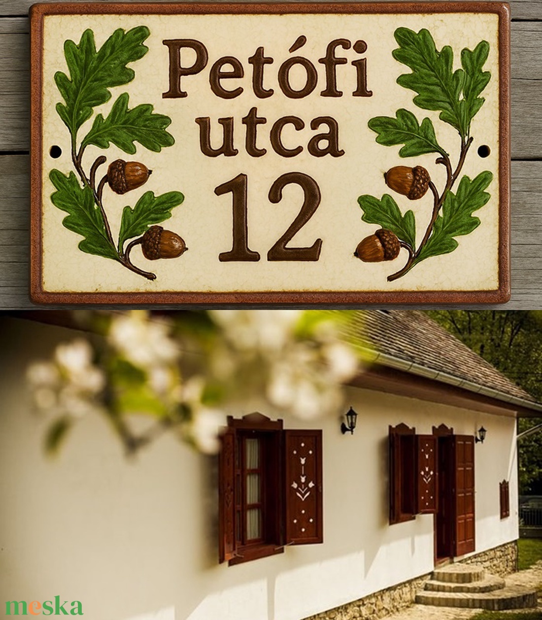 Harmónikus barna egyedi utcanévtábla - otthon & életmód - ház & kert - házszám - Meska.hu