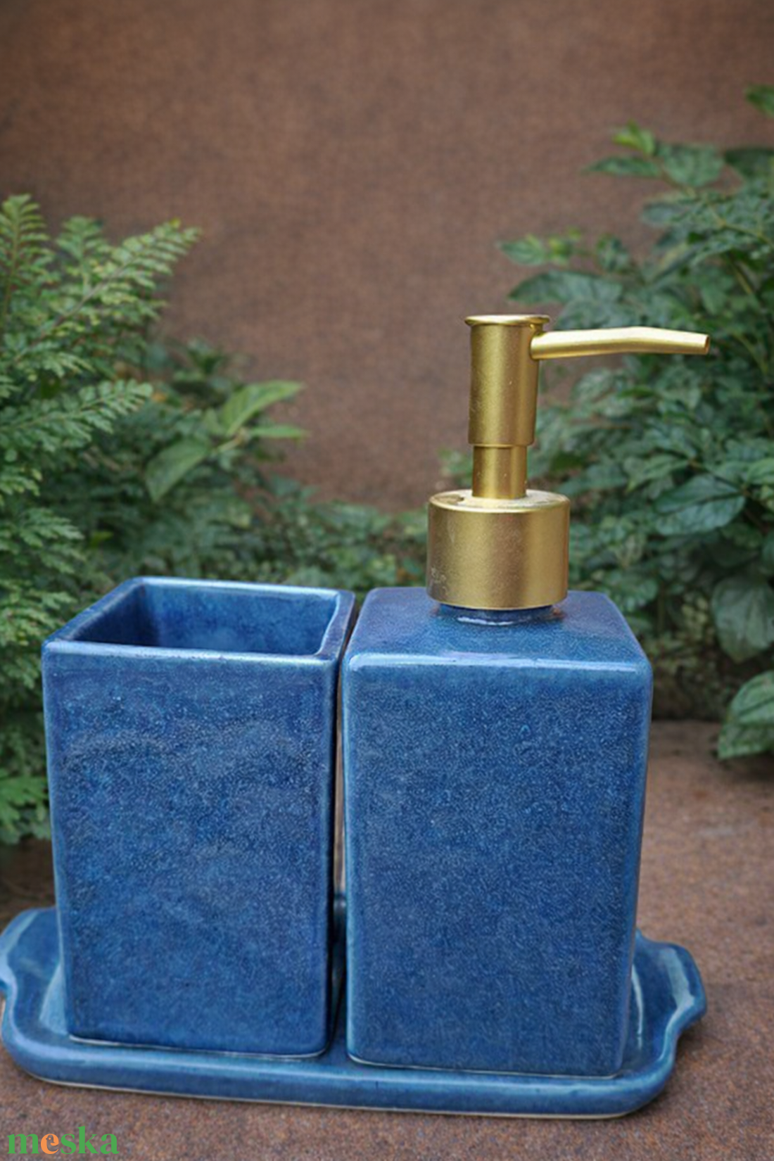  Egyedi elegáns-stílusos kerámia fürdőszoba szett - otthon & életmód - fürdőszoba - szappantartó - Meska.hu