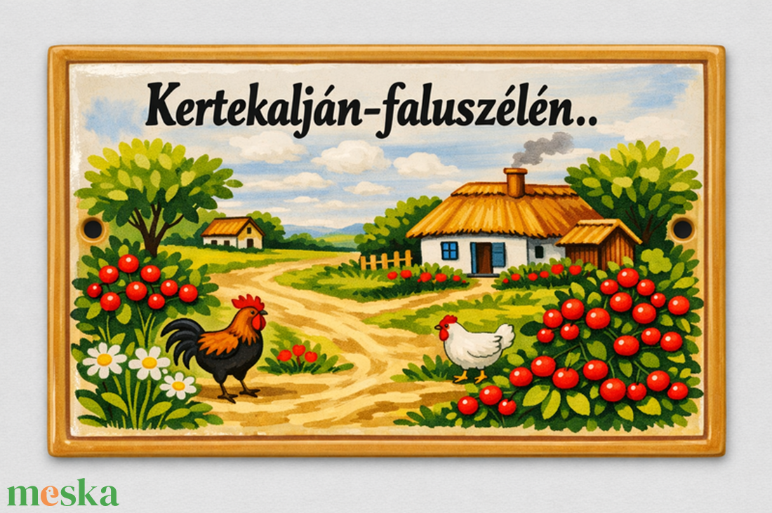 Egyedi tábla   - otthon & életmód - ház & kert - házszám - Meska.hu