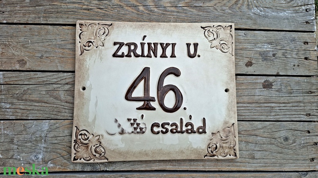 Harmónikus barna egyedi utcanévtábla - otthon & életmód - ház & kert - házszám - Meska.hu