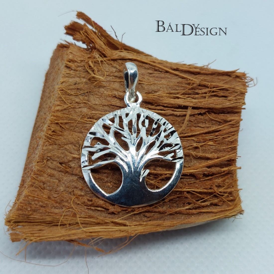 Ezüst nagy életfa medál - ékszer - nyaklánc - medál - Meska.hu