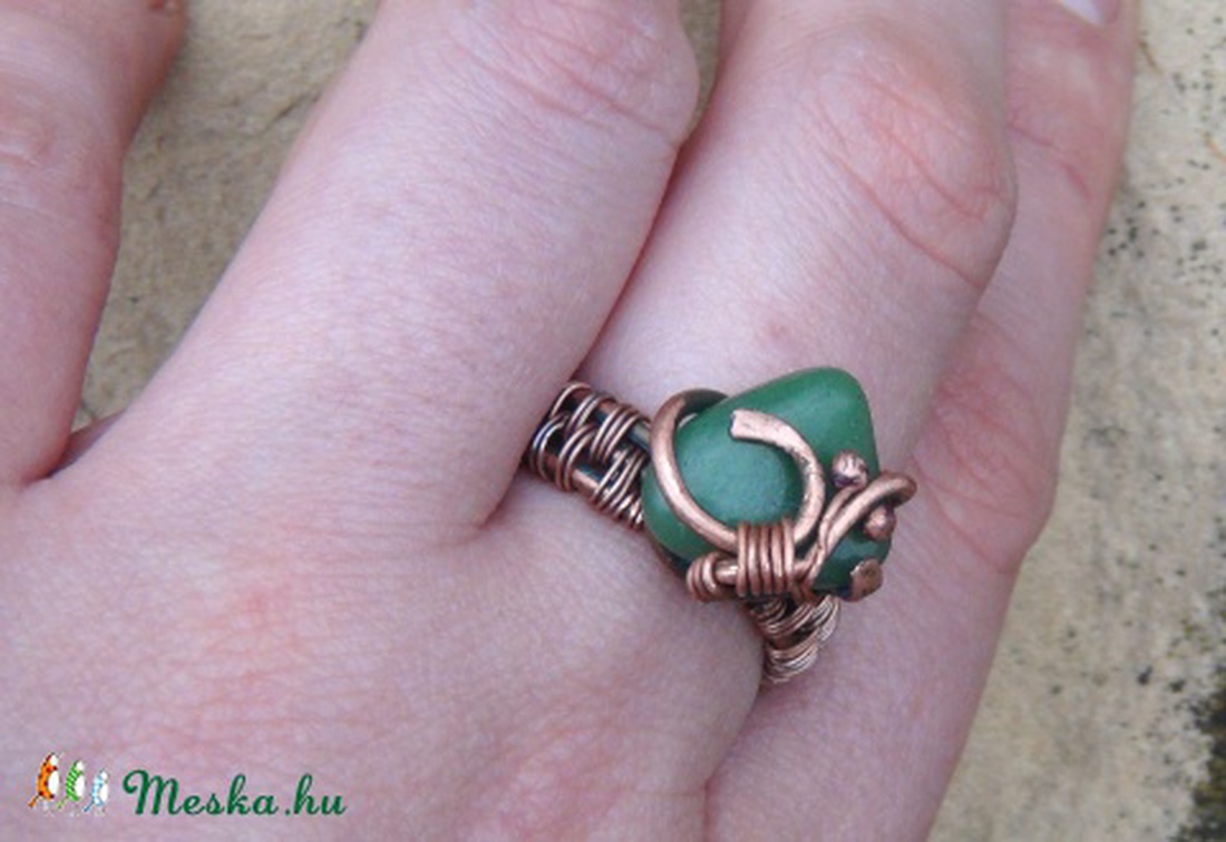 Réz gyűrű Laura -  - Meska.hu