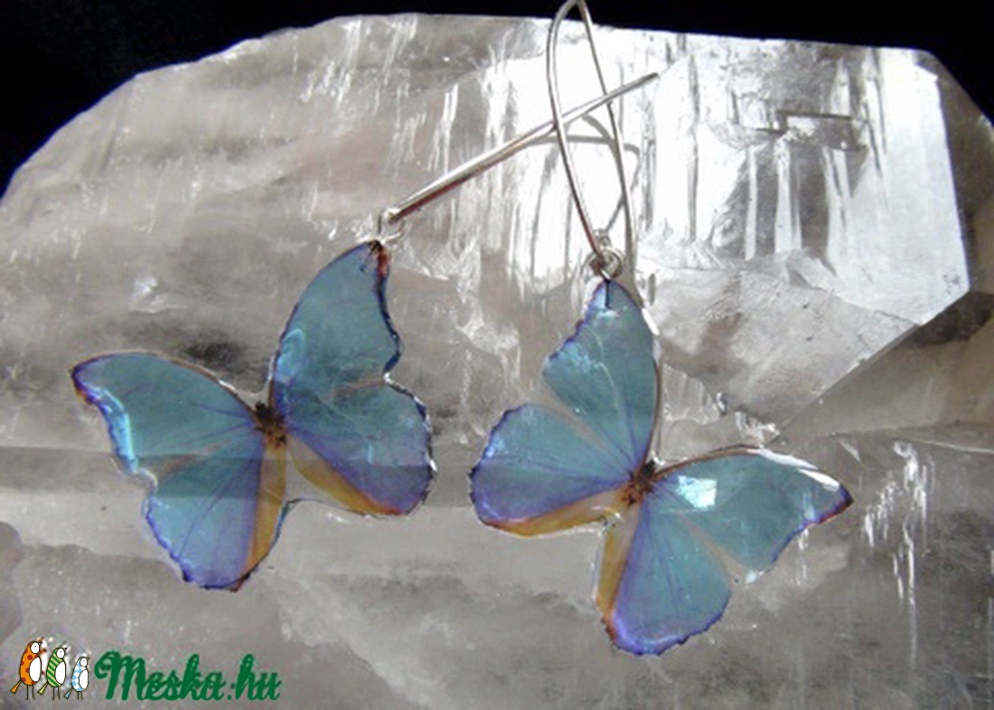 Fülbevaló Pillangó -  - Meska.hu
