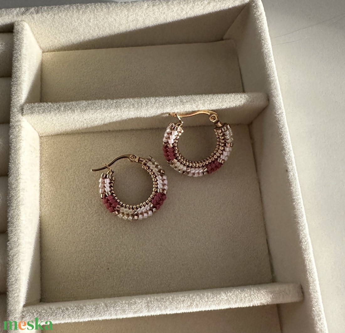 Karika fülbevaló - ékszer - fülbevaló - karika fülbevaló - Meska.hu