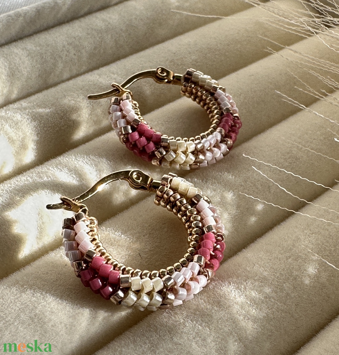 Karika fülbevaló - ékszer - fülbevaló - karika fülbevaló - Meska.hu