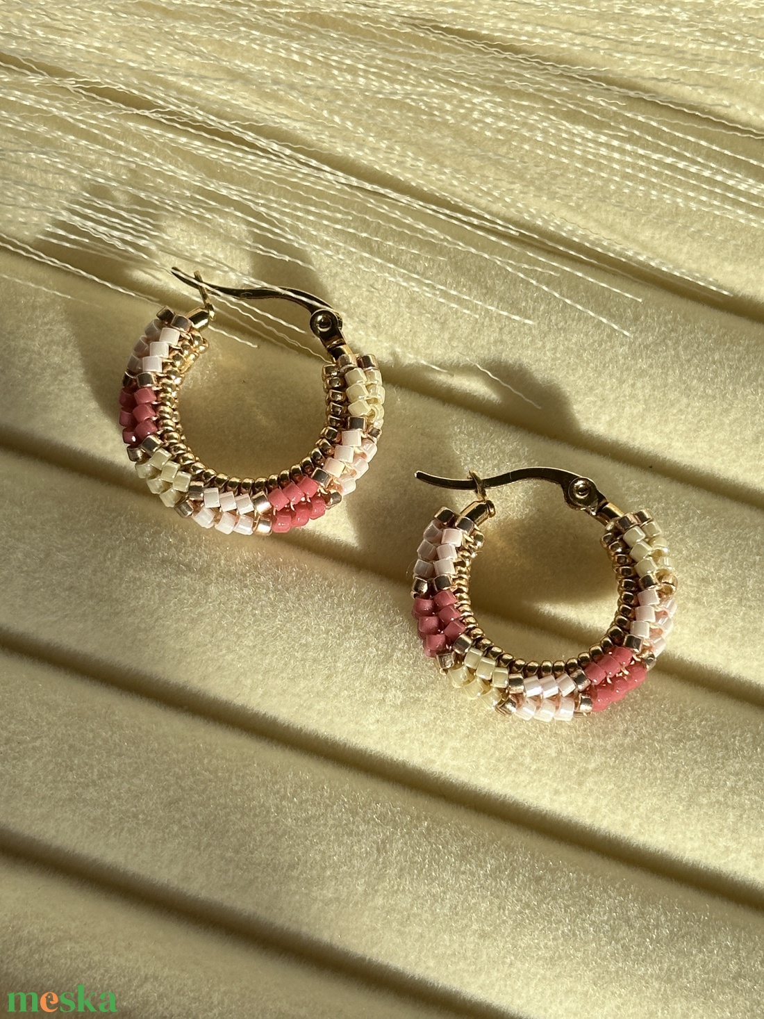 Karika fülbevaló - ékszer - fülbevaló - karika fülbevaló - Meska.hu