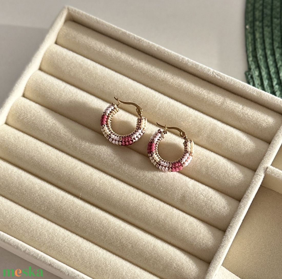 Karika fülbevaló - ékszer - fülbevaló - karika fülbevaló - Meska.hu