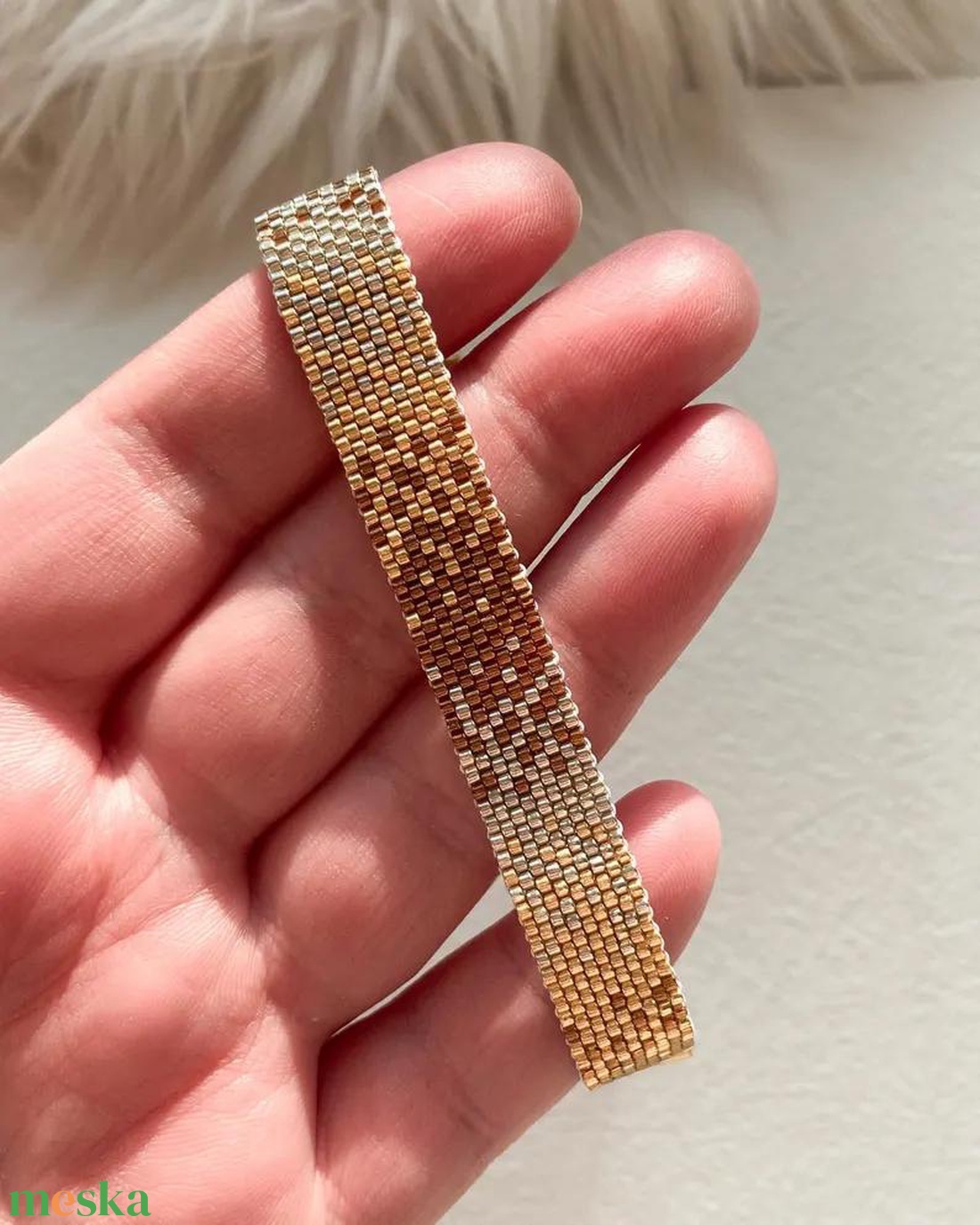 Ombré stílusú Gyöngyös karkötő  - ékszer - karkötő - gyöngyös karkötő - Meska.hu