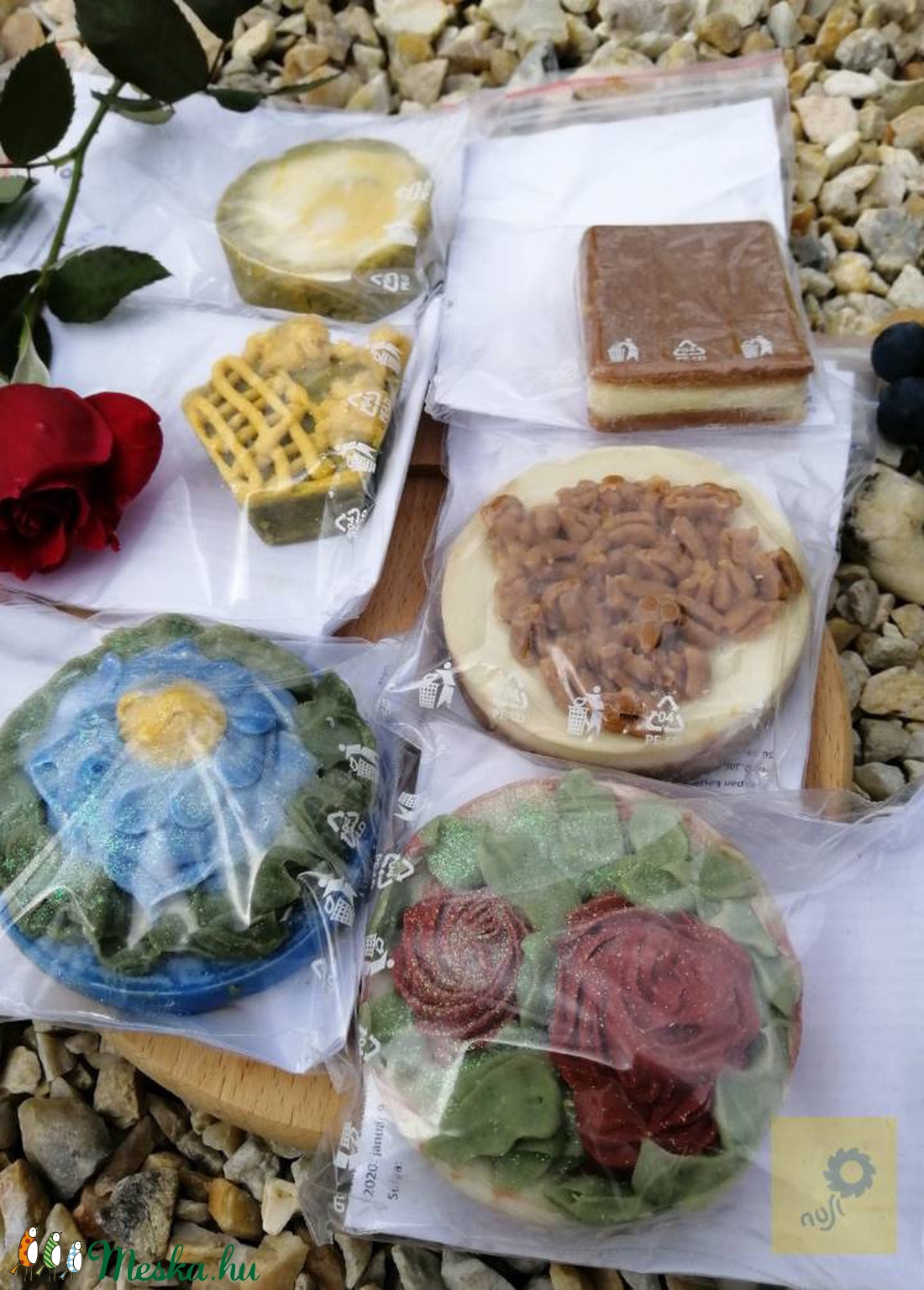 Nusisoap - 6 darabos kézműves szappan csomag - szépségápolás - szappan & fürdés - kézműves szappan - Meska.hu