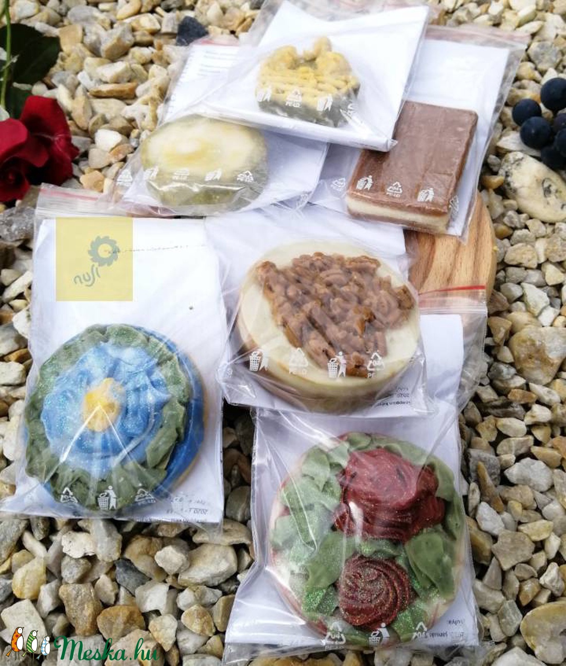Nusisoap - 6 darabos kézműves szappan csomag - szépségápolás - szappan & fürdés - kézműves szappan - Meska.hu