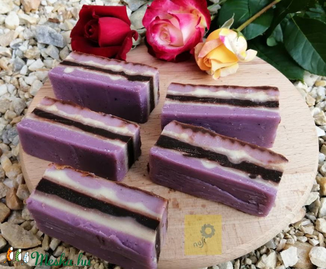 Nusisoap-  1 db levendulás süti kézműves szappan - szépségápolás - szappan & fürdés - kézműves szappan - Meska.hu