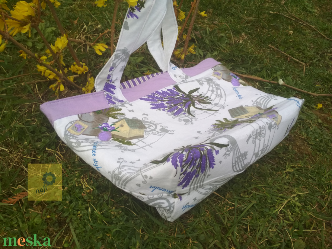 Textil ajándékos táska - közepes méretű, levendula mintás Provence stílusban - táska & tok - kézitáska & válltáska - kézitáska - Meska.hu Textil ajándékos táska - közepes méretű, levendula mintás Provence stílusban - táska & tok - kézitáska & válltáska - kézitáska - Meska.hu