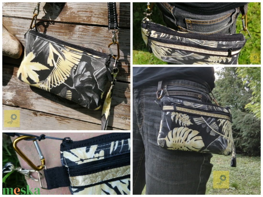 Akciós Elegáns könnyű textil kézitáska, csuklótáska, pénztárca - fekete sárga pálma mintás, impregnált - táska & tok - pénztárca & más tok - kártyatartó & irattartó - Meska.hu Akciós Elegáns könnyű textil kézitáska, csuklótáska, pénztárca - fekete sárga pálma mintás, impregnált - táska & tok - pénztárca & más tok - kártyatartó & irattartó - Meska.hu