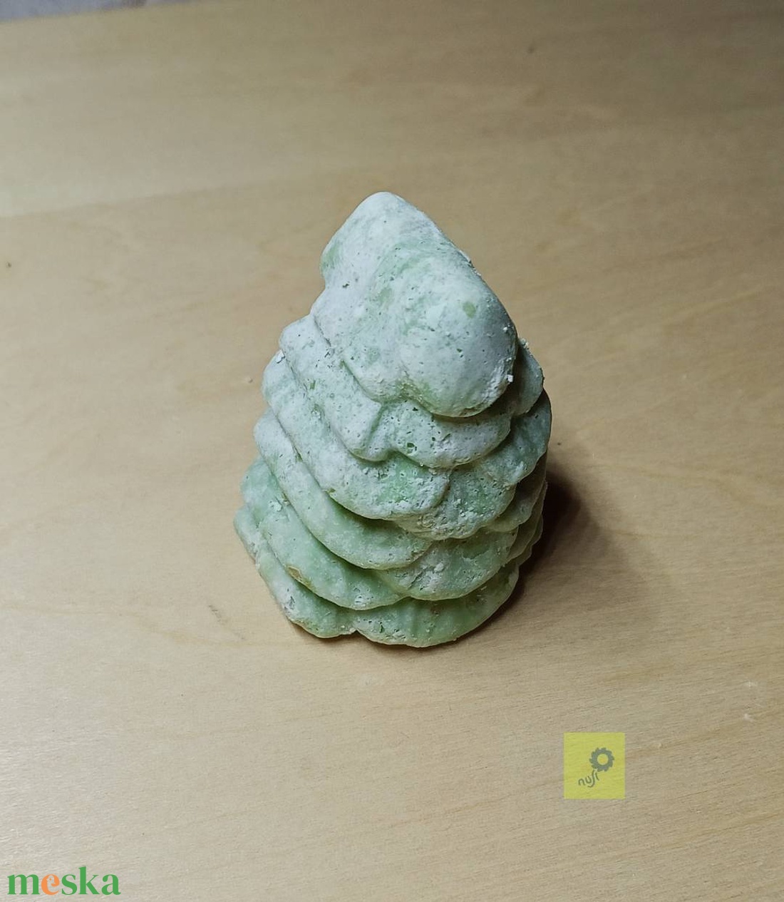 Zöld agyagos só szappan - szépségápolás - szappan & fürdés - kézműves szappan - Meska.hu