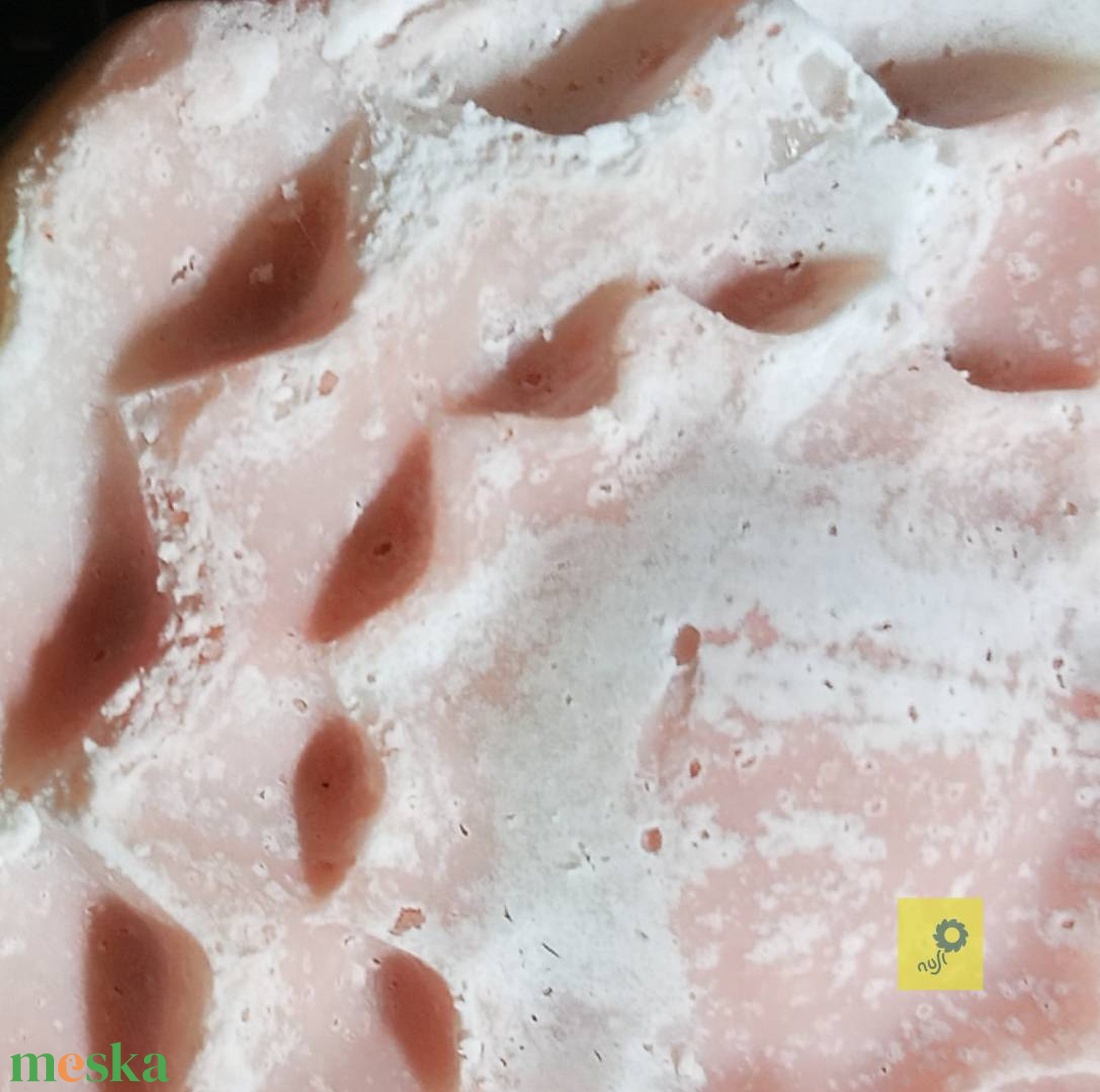 Rózsaszín agyagos só szappan - szépségápolás - szappan & fürdés - kézműves szappan - Meska.hu