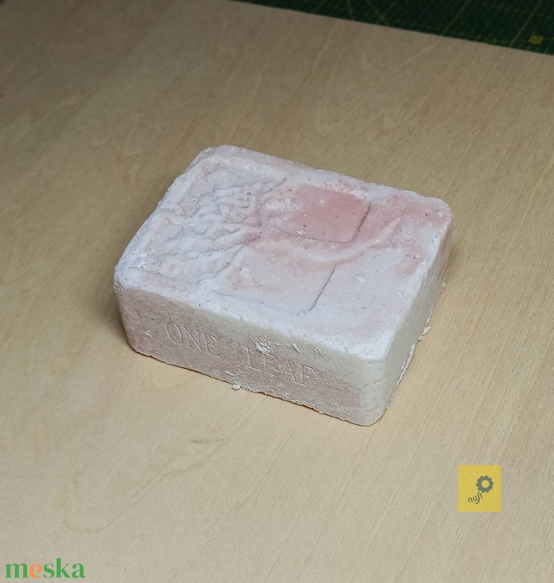 Rózsaszín agyagos só szappan - szépségápolás - szappan & fürdés - kézműves szappan - Meska.hu