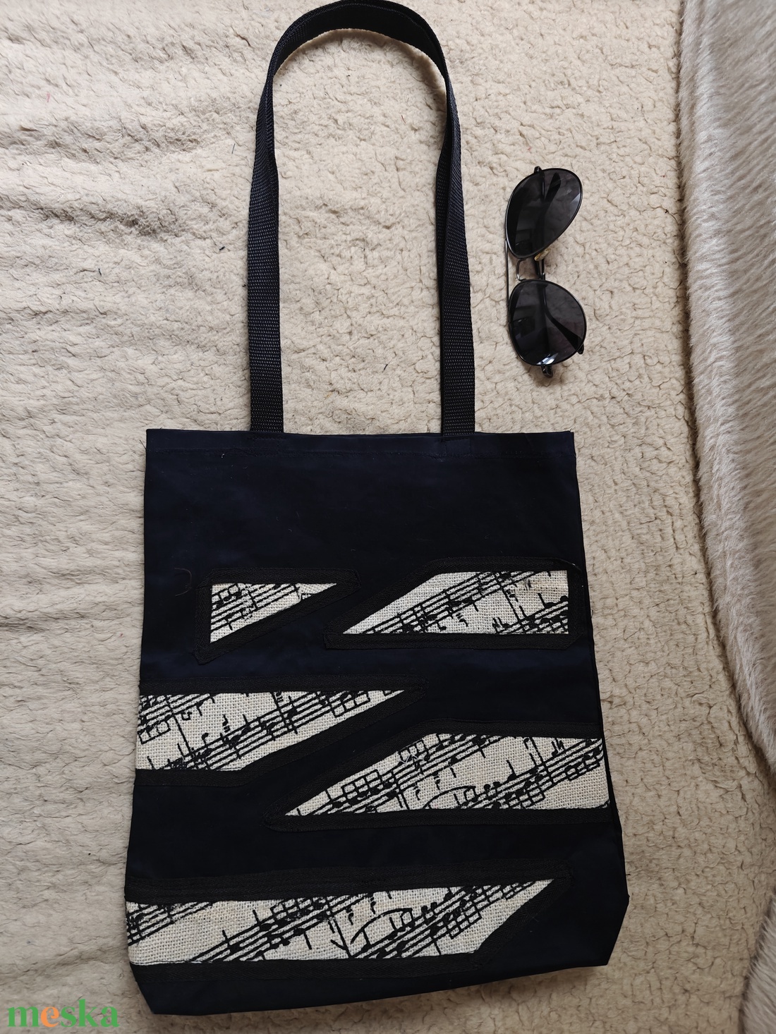 Kottás szatyor - táska & tok - bevásárlás & shopper táska - shopper, textiltáska, szatyor - Meska.hu
