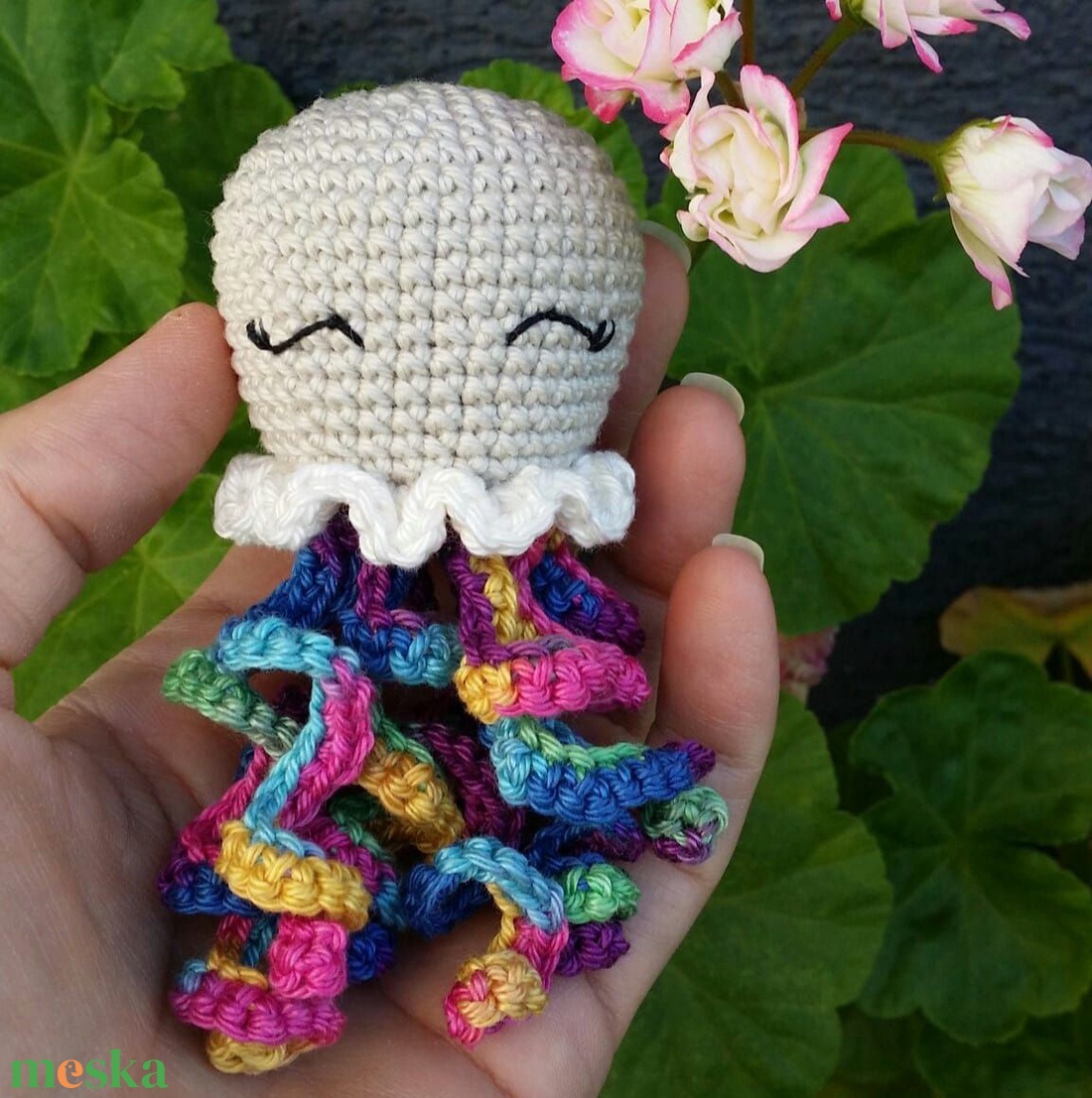 IciPICi Korip - Szivárvány színátmenetes karokkal - játék & sport - plüssállat & játékfigura - polip, medúza - Meska.hu