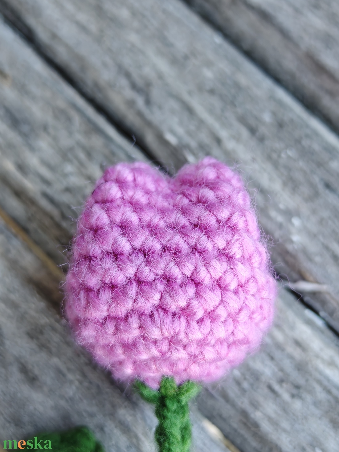 Tulipán kulcstartó - táskadísz PINK - táska & tok - kulcstartó & táskadísz - táskaakasztó - Meska.hu