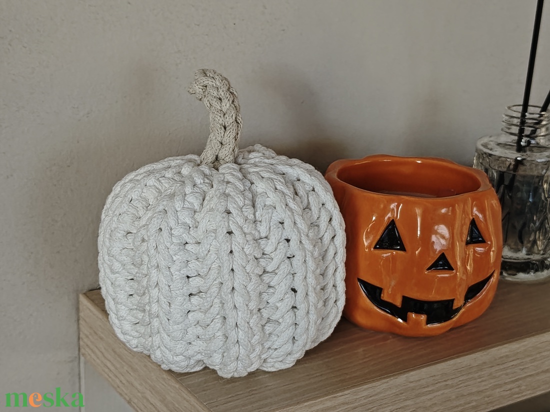 Horgolt tök - Halloween - otthon & életmód - dekoráció - halloween - halloweeni dekoráció - Meska.hu