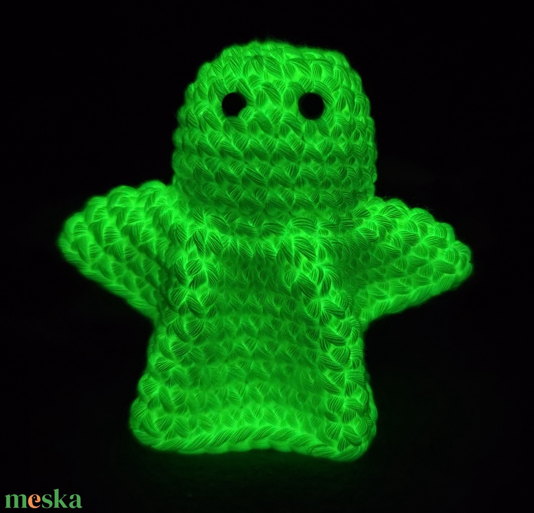 Foszforeszkáló szellem - Halloween - otthon & életmód - dekoráció - halloween - halloweeni dekoráció - Meska.hu