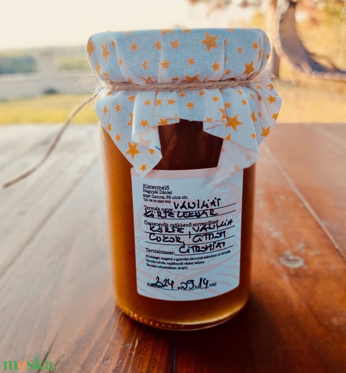Vaníliás körtelekvár 300ml - élelmiszer - lekvár - Meska.hu