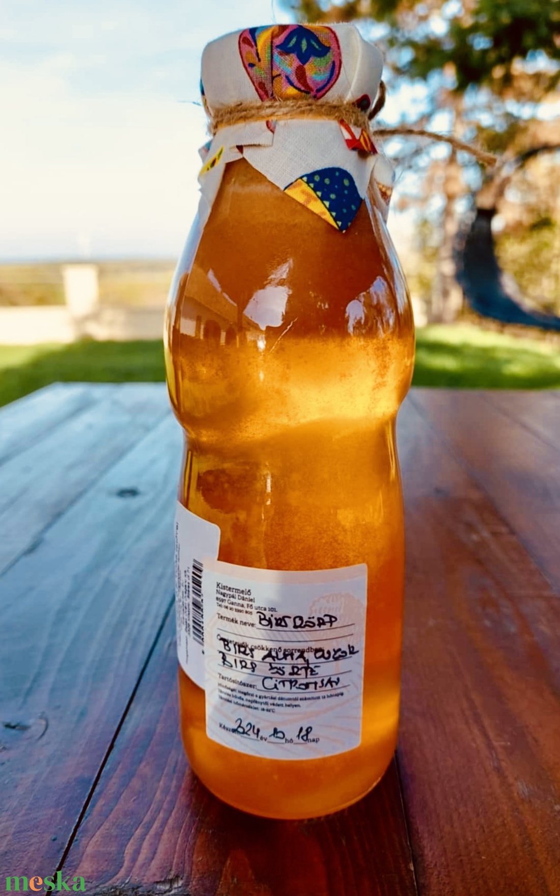 Birsalma-Birskörte szörp 500ml - élelmiszer - szörp - Meska.hu