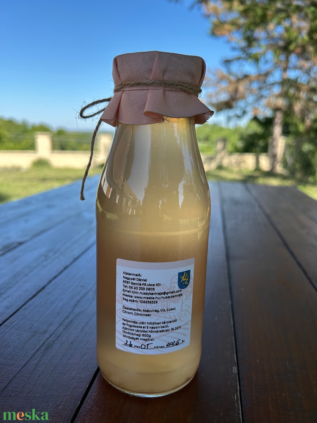 Nussy Kamrája - Robinia - Akácszörp - élelmiszer - szörp - Meska.hu