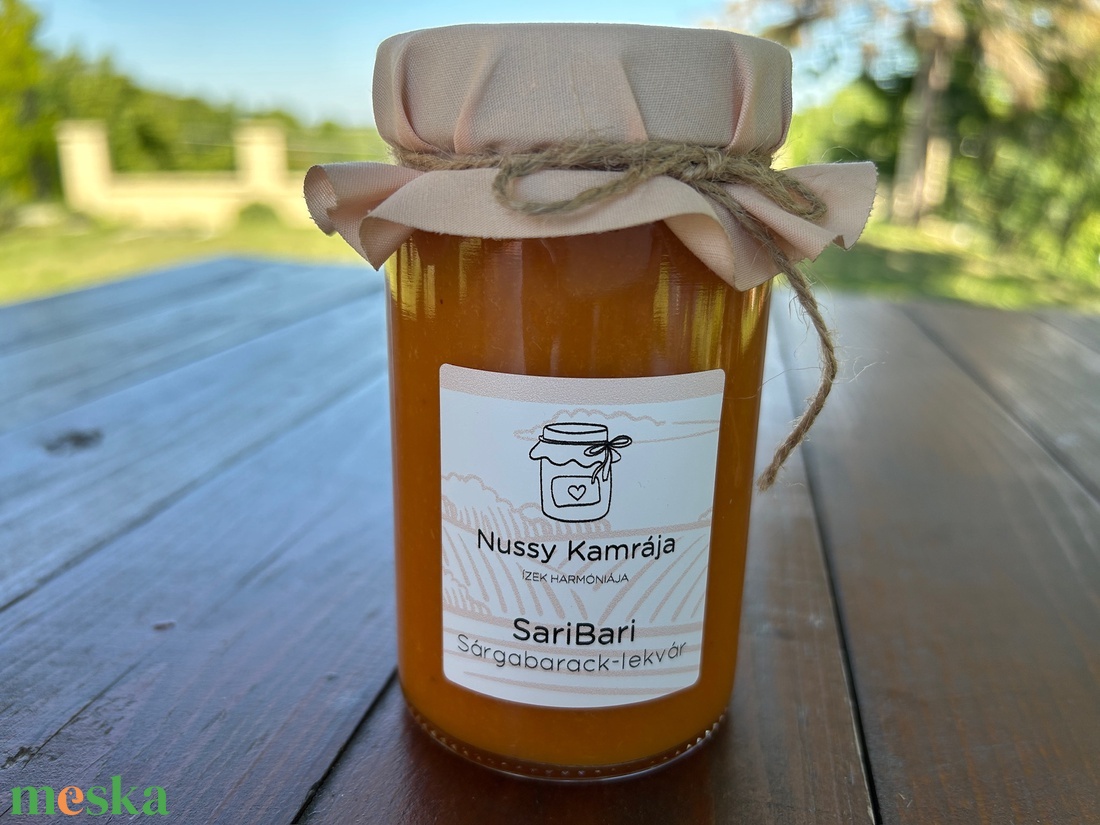 Nussy Kamrája - SariBari Sárgabarack lekvár 300ml - élelmiszer - lekvár - Meska.hu