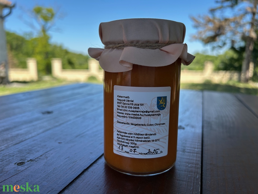 Nussy Kamrája - SariBari Sárgabarack lekvár 300ml - élelmiszer - lekvár - Meska.hu