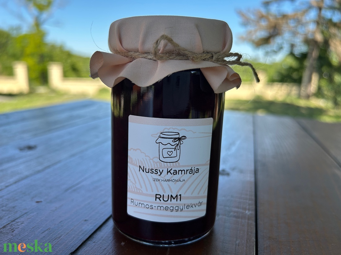 Nussy Kamrája - RUM1 - Rumos meggylekvár - élelmiszer - lekvár - Meska.hu Nussy Kamrája - RUM1 - Rumos meggylekvár - élelmiszer - lekvár - Meska.hu