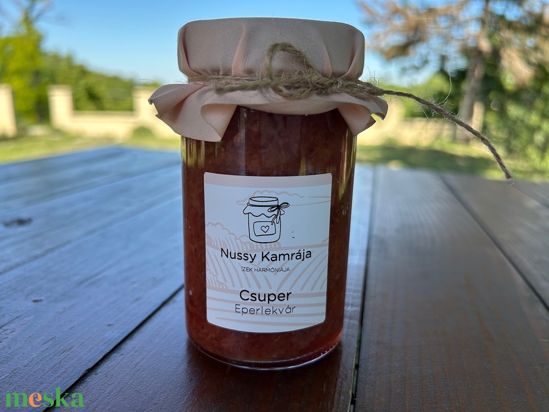 Nussy Kamrája - Csuper - Eperlekvár - élelmiszer - lekvár - Meska.hu