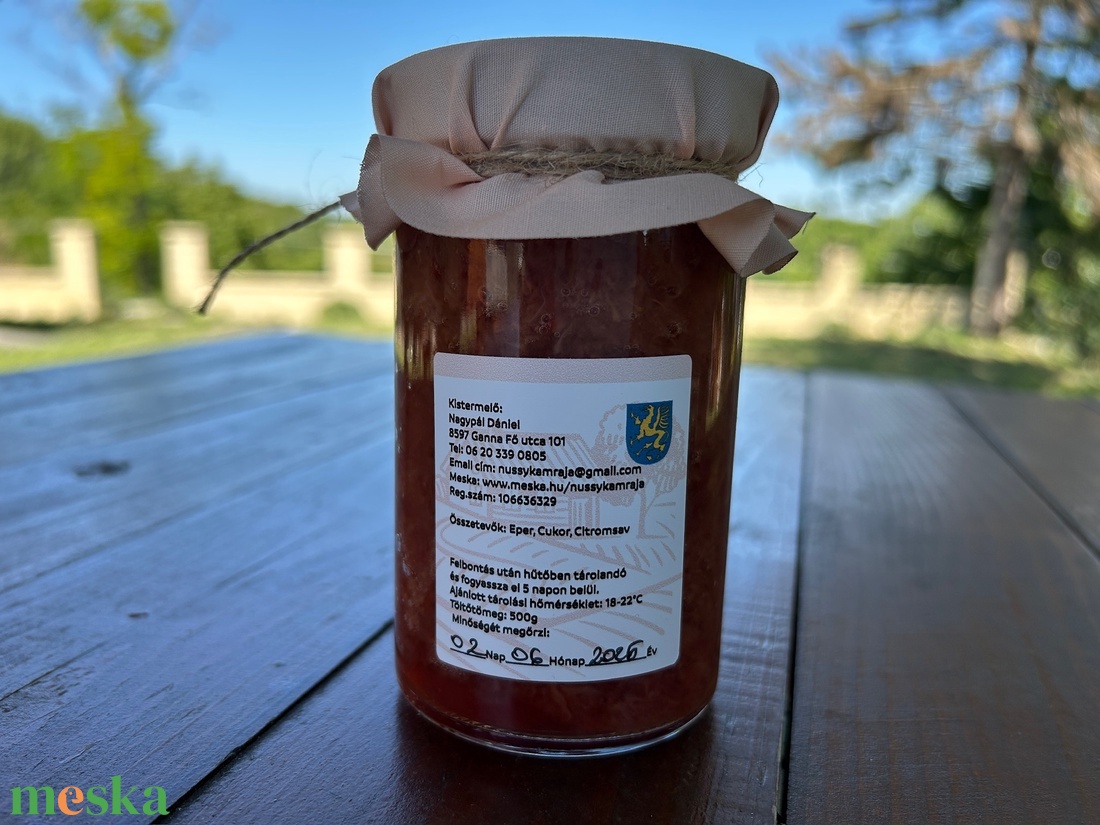 Nussy Kamrája - Csuper - Eperlekvár - élelmiszer - lekvár - Meska.hu