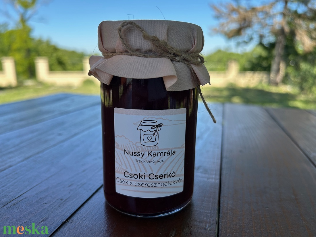 Nussy Kamrája - Csoki Cserkó - Csokis csersznyelekvár - élelmiszer - lekvár - Meska.hu