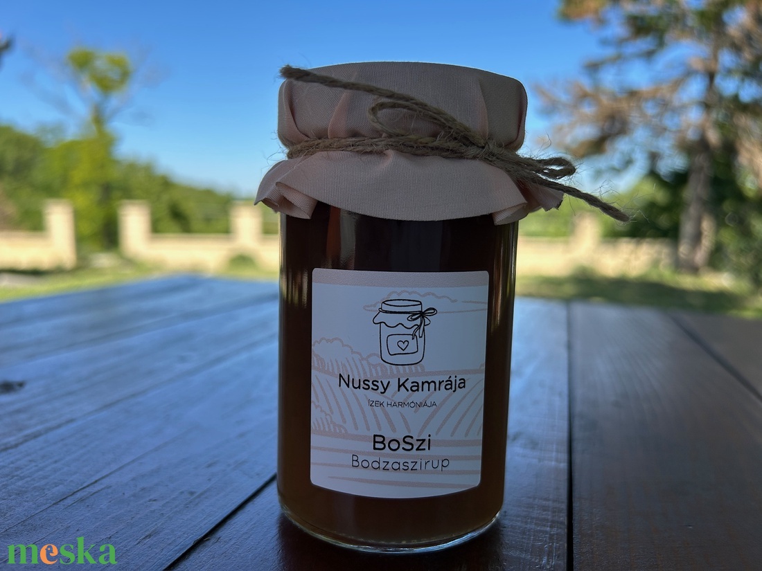 Nussy Kamrája - BoSzi - Bodzaszirup - élelmiszer - lekvár - Meska.hu
