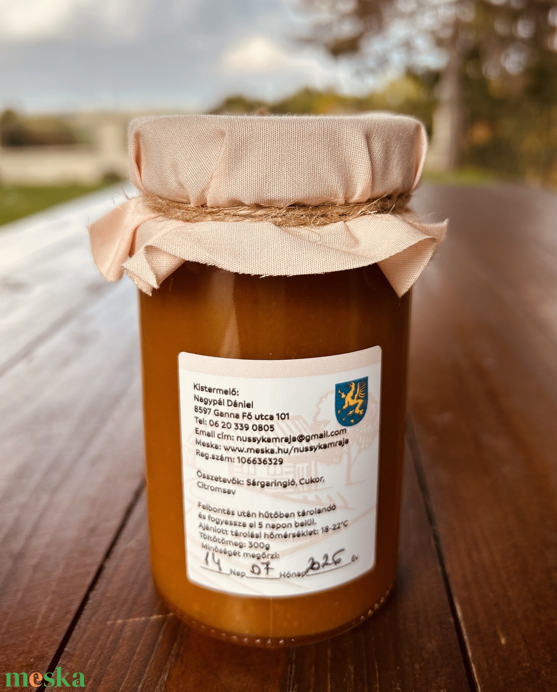 Nussy Kamrája - Sárgarigó - Sárgaringló lekvár - élelmiszer - lekvár - Meska.hu