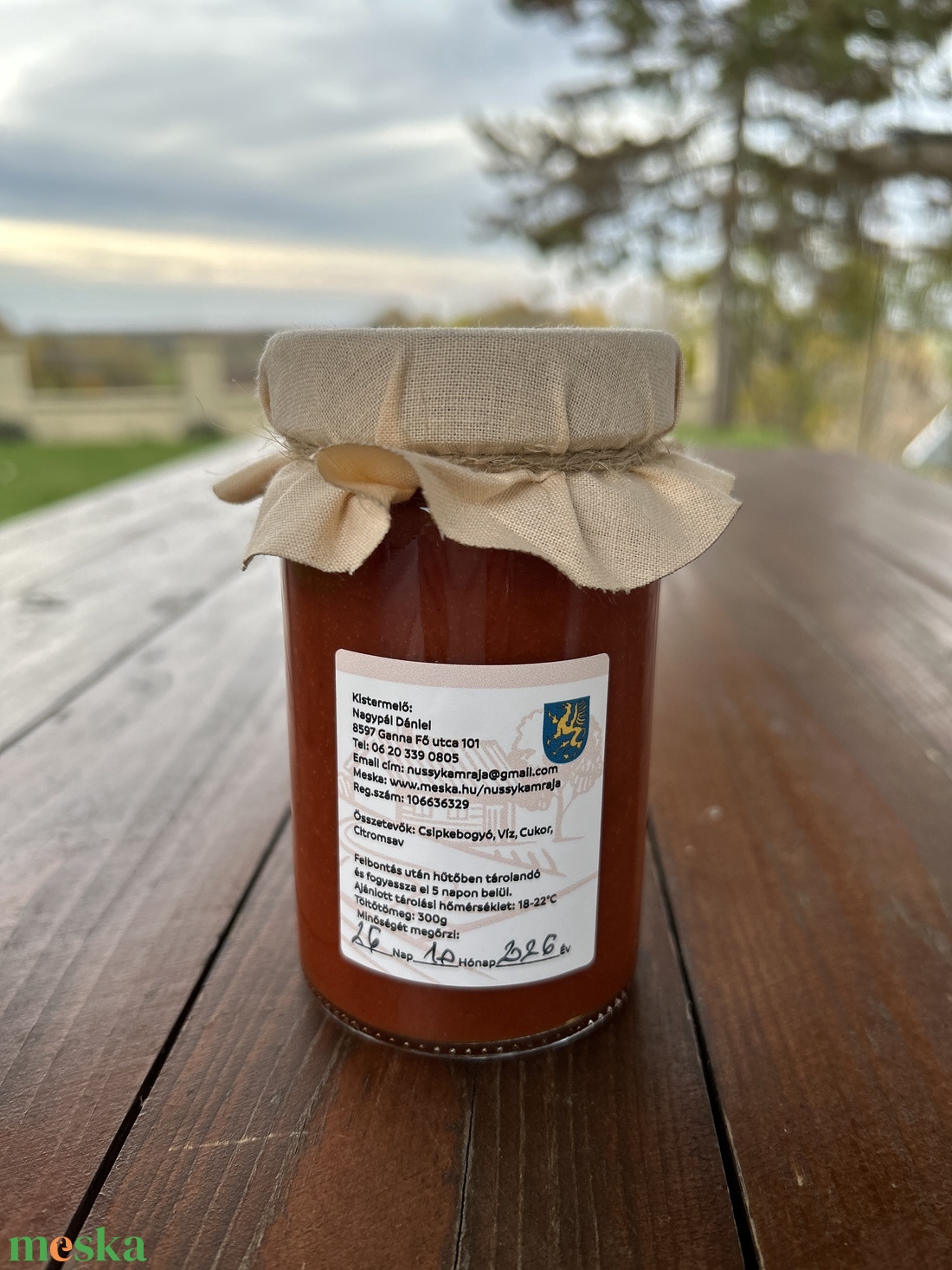 Nussy Kamrája - Hecsi - Csipkebogyó lekvár - élelmiszer - lekvár - Meska.hu