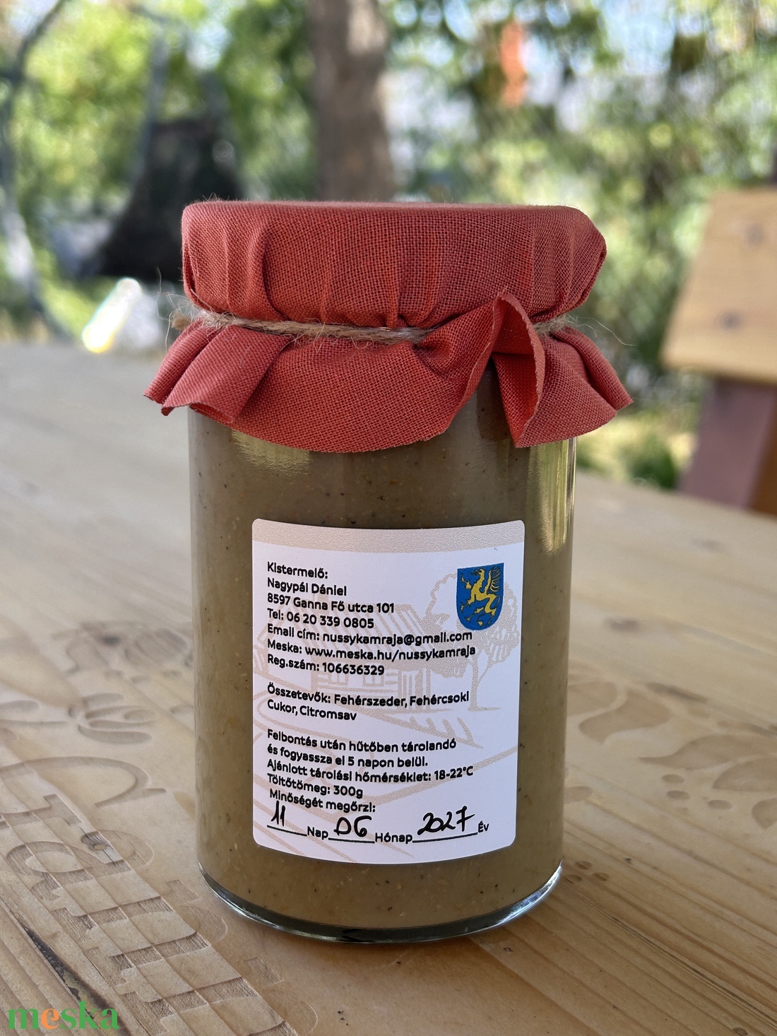 Nussy Kamrája - Hófehérke - Fehérszeder lekvár - élelmiszer - lekvár - Meska.hu