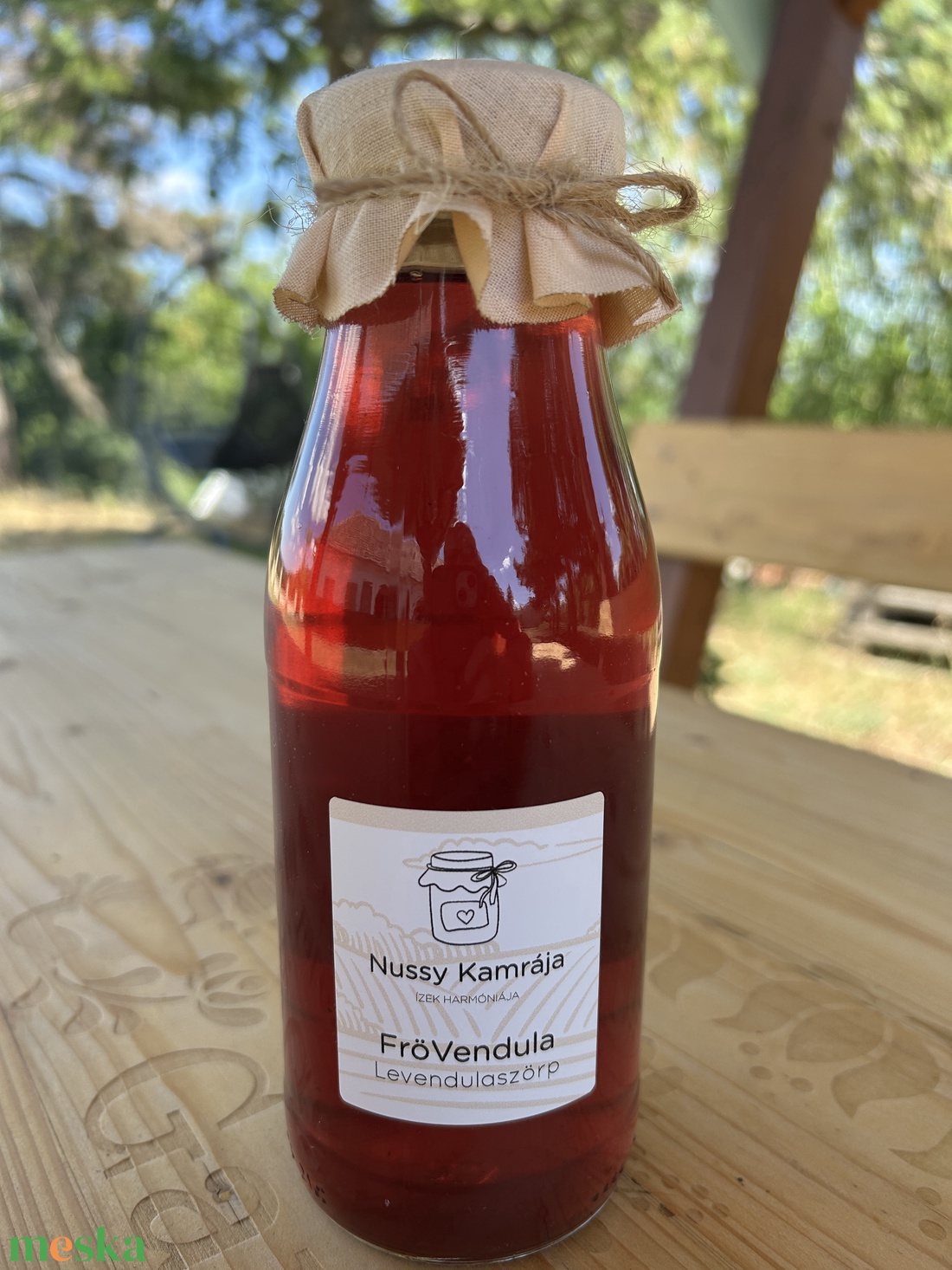 Nussy Kamrája - FröVendula Levendulaszörp 500ml - élelmiszer - szörp - Meska.hu