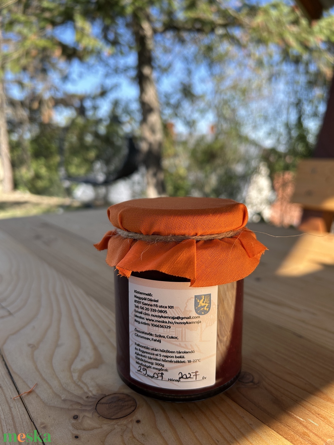 Nussy Kamrája - �Rumli - Rumos-Diós Szilvalekvár 300ml - élelmiszer - lekvár - Meska.hu