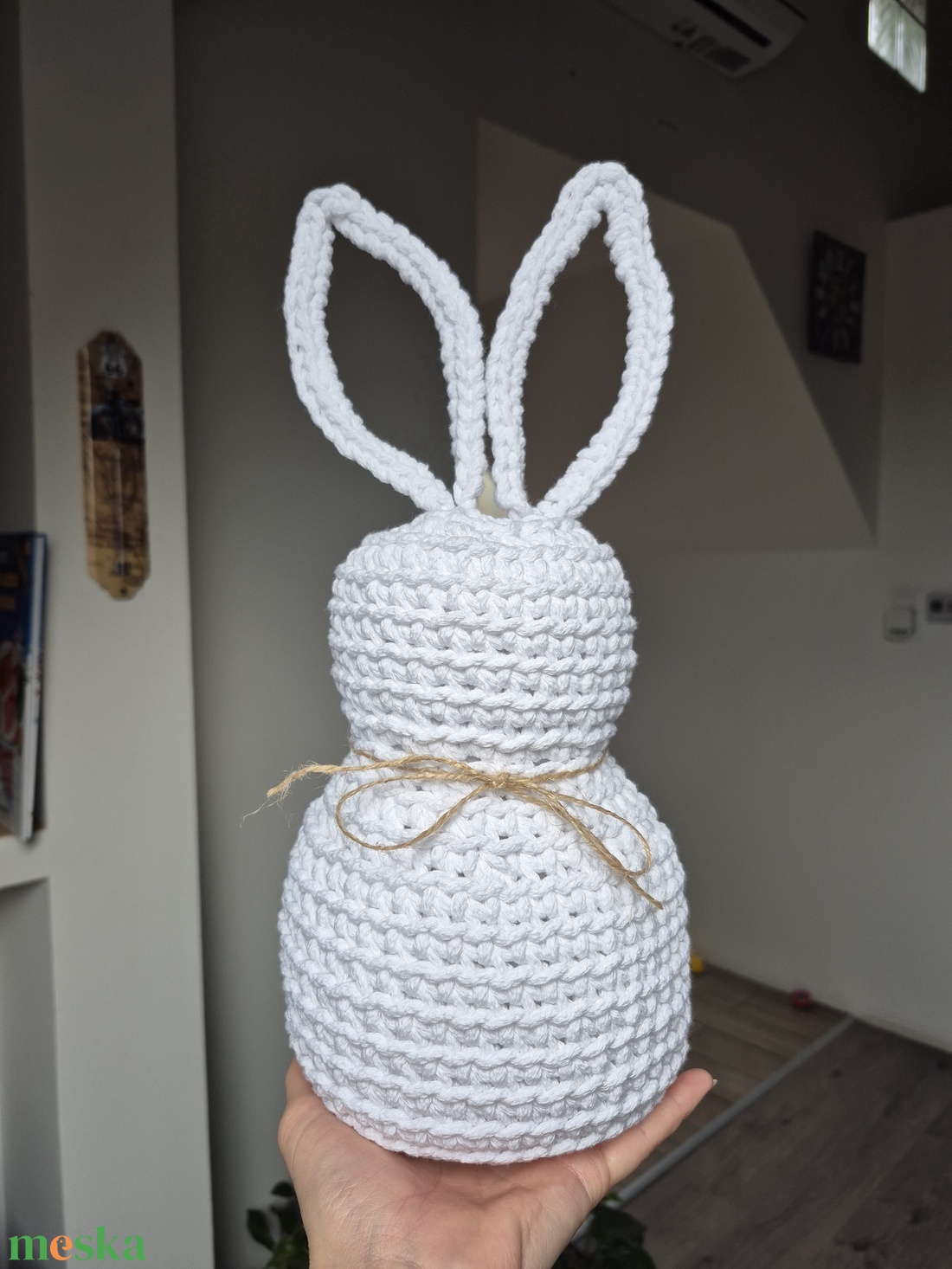 Nyuszkó - ünnepi díszek, dekorációk - húsvéti díszek és dekorációk - húsvéti asztaldíszek - Meska.hu